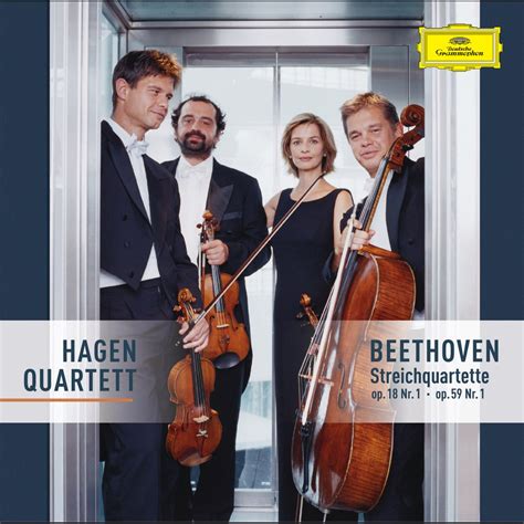 ‎beethoven String Quartets Op 18 No 1 And Op 59 No 1 By Hagen