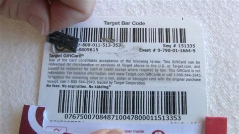 You card may also include an event or sequence number. Check strips on the back of any gift card for defects ...