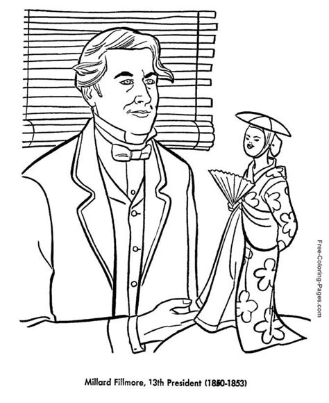 Printable Presidents Day Coloring Pages PDF Coloringfolder