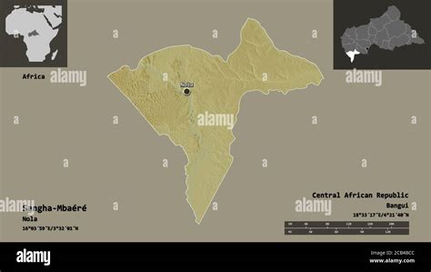 Shape Of Sangha Mbaéré Economic Prefecture Of Central African Republic