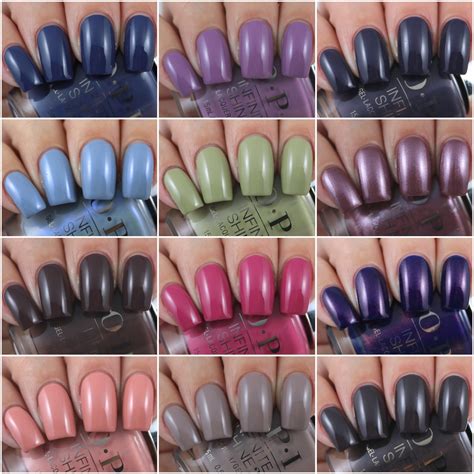 Olivia Jade Nails Opi Infinite Shine Iceland Collection Swatches