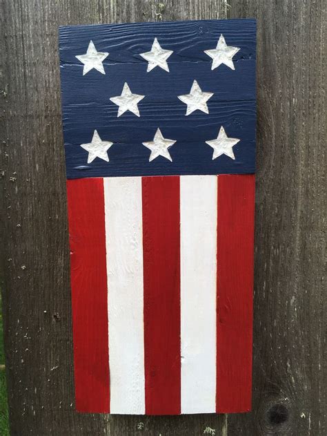 American Flag Door Knocker American Flag Flag Wooden Signs