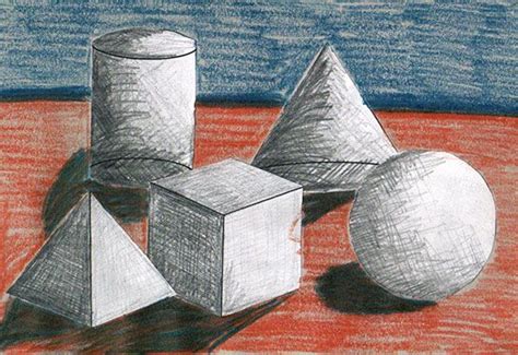 How To Shade 3d Shapes Middle School Art Projects Elementary Art