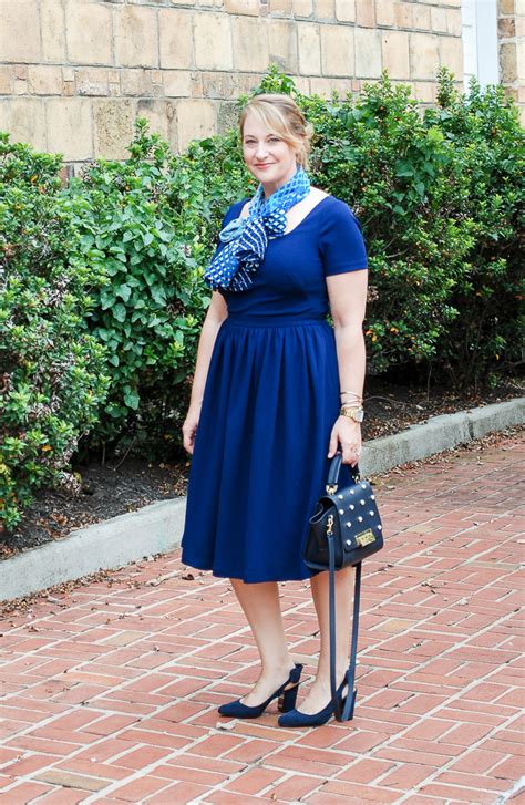 Navy Work Dress Gal Meets Glam 1 Pender And Peony A Southern Blog