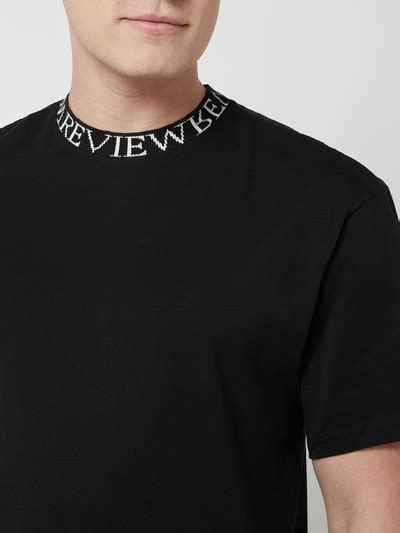 Kup online REVIEW T shirt ze stójką czarny