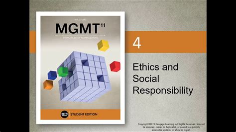 Ch4 Ethics And Social Responsibility Youtube