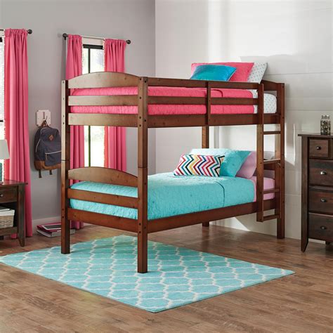 Better Homes And Gardens Leighton Twin Over Twin Wood Bunk Bed