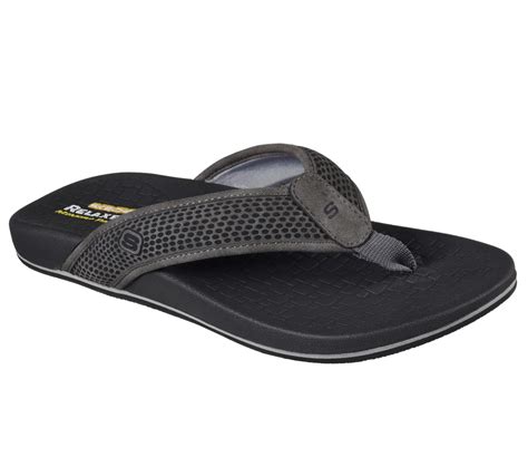 Choose by style like flip flop, fisherman, slide & more to complete your look. Skechers Men's Emiro Relaxed Fit Thong Sandal - Gray