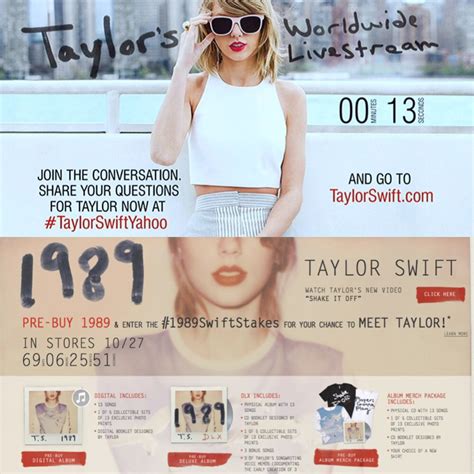 Im Honored The First Person On Pinterest To Introduce Taylor Swifts New Album Called 1989 With