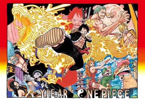 Color Spreads One Piece Chapter One Piece Comic One Piece Manga