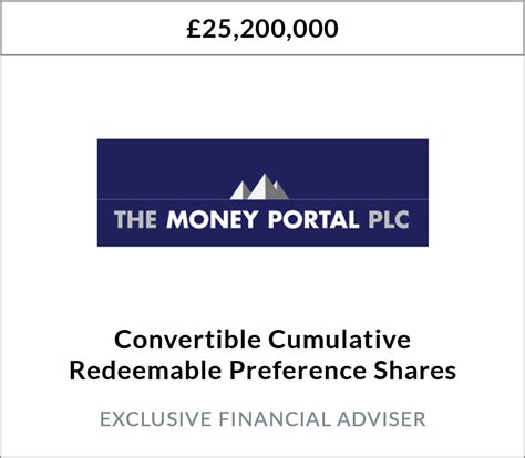 Redeemable preference shares are those shares where the issuer of the share has the right to redeem the shares within 20 years of the. The Money Portal PLC issues Convertible Cumulative ...