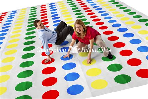 Inflatable Twister Mat Games Interactive Teambuilding Yl Inflatables