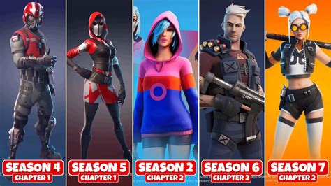 Evolution Of Fortnite Starter Packs Chapter 1 Season 1 Chapter 2