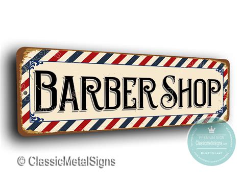 Barbershop Sign Barbershop Signs Barbershop Business Sign