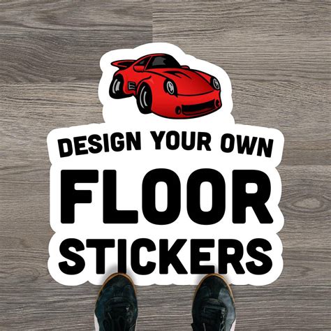 Design Your Own Custom Floor Stickers With Our Online Designer