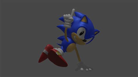 Sonic Pose By Speedyburger On Deviantart