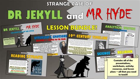 Dr Jekyll And Mr Hyde Lesson Bundle Teaching Resources
