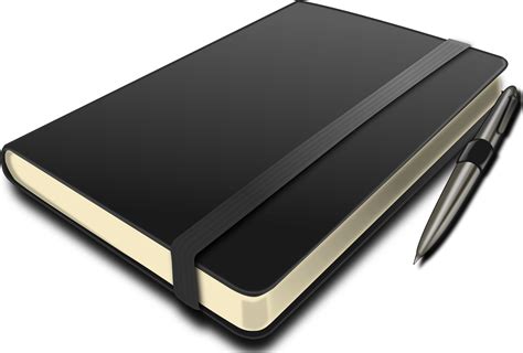 Black Notebook Notebook Clip Art Clip Art Library