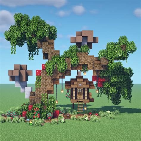I Built A Wonky Treehouse Rminecraft