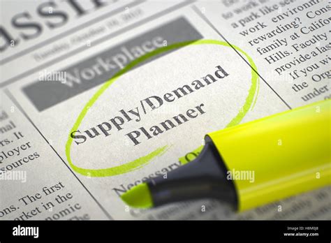 Supply Demand Planner Hi Res Stock Photography And Images Alamy