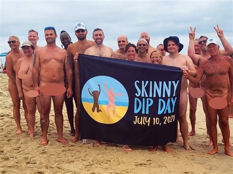 These Nj Residents Got Naked At Sandy Hook For A Cause Woodbridge Nj Patch