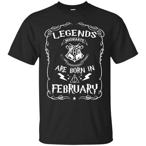 Awesome Hogwarts Legends Are Born In February Harry Potter Shirts