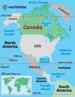Canada Map With Oceans Secretmuseum