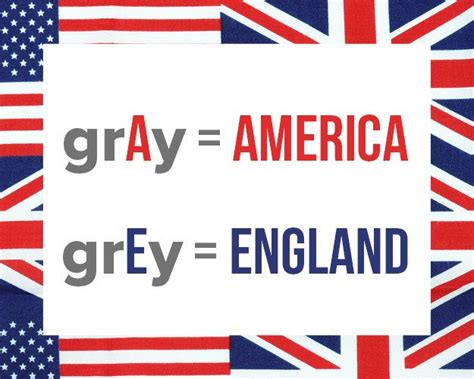 When To Use Gray Or Grey Mnemonic Devices Mnemonics Grammar