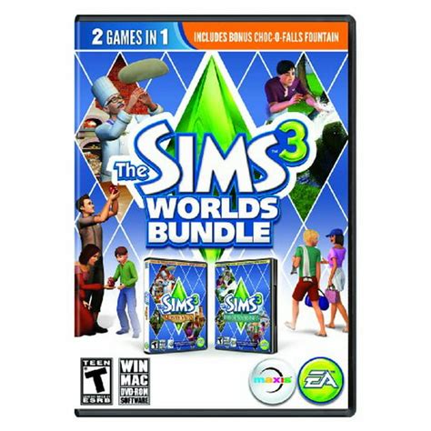 Electronic Arts Sims 3 Worlds Bundle Ea Pc Software 014633731217
