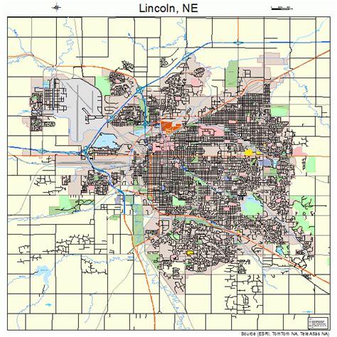 29 Map Of Lincoln Nebraska Maps Database Source