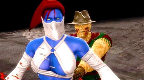 Mortal Kombat All Fatalities X Rays On Mystique Mileena Costume Mod K Ultra Hd Gameplay