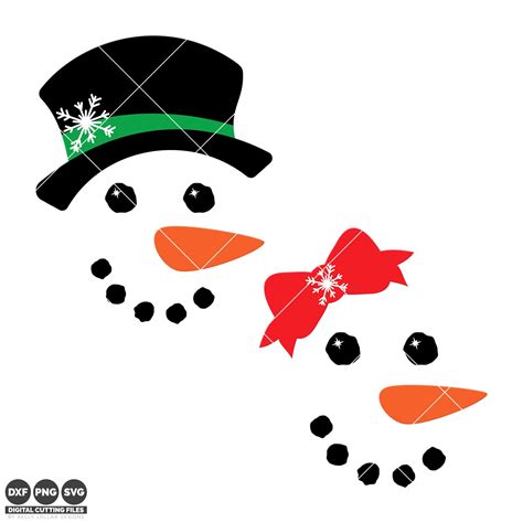 38+ Free Snowman Face Svg File PNG Free SVG files | Silhouette and
