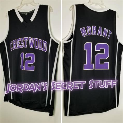 Ja Morant Crestwood High School Basketball Jersey Custom Throwback Ret