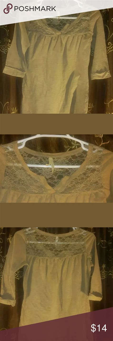Color Story Top Womens With Lace Size L Women Tops Color Stories
