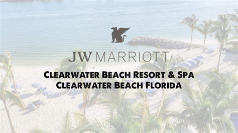 Jw Marriott Clearwater Beach Resort And Spa Clearwater Beach Florida