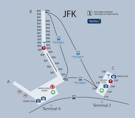 Delta Terminal Detroit Airport Map