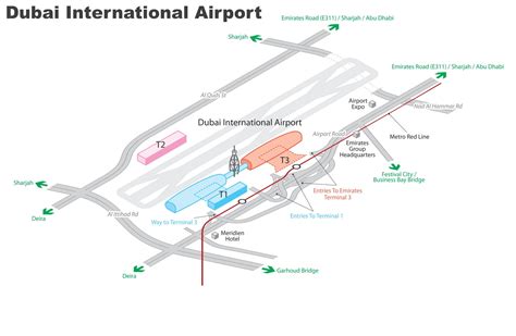 Dubai Airport Terminal 2 Parking Map