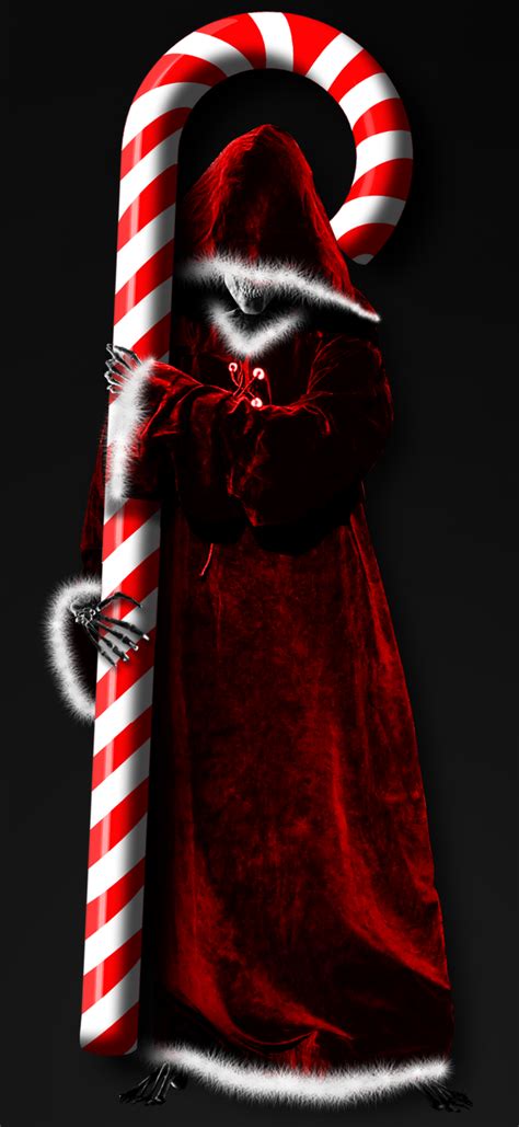 Christmas Grim Reaper Christmas Horror Art Scary Christmas Grim Reaper