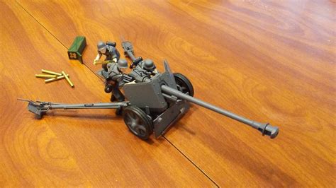 German 75mm Anti Tank Gun Plastic Model Military Diorama Kit 135