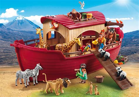 Noahs Ark 9373 Playmobil Usa El Arca De Noe Cebras Orangutanes