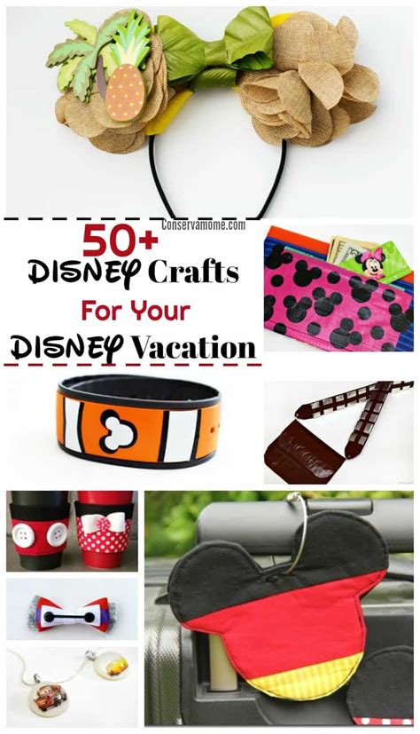 Conservamom 50 Diy Disney Crafts For Your Disney