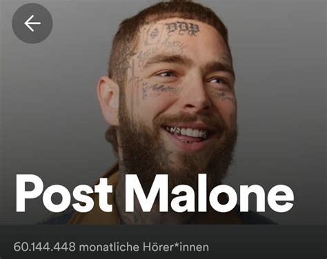 Post Malone Charts On Twitter Postmalone Has Reached 60 Million