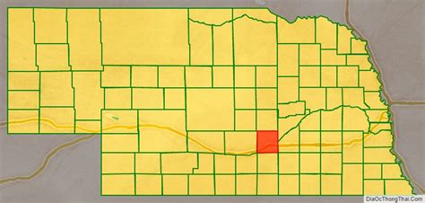 Map Of Hall County Nebraska