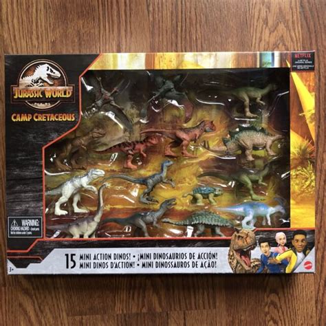 Jurassic World Camp Cretaceous 15 Mini Action Dinosaurs For Sale Online