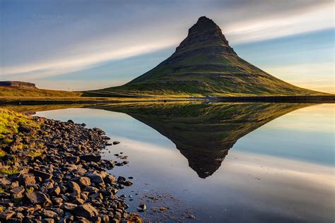 Kirkjufell Reflection In West Iceland A Perfect Kirkjufell Flickr