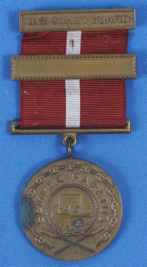 Wwii Us Coast Guard Good Conduct Medal With Second Award Bar