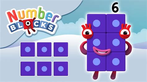 Numberblocks The Number Six Learn To Count Youtube