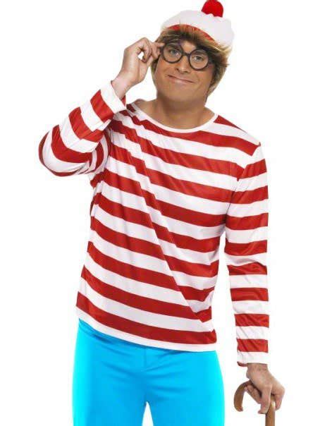 Wheres Wally Mens Officially Licensed Book Week Costume Wheres