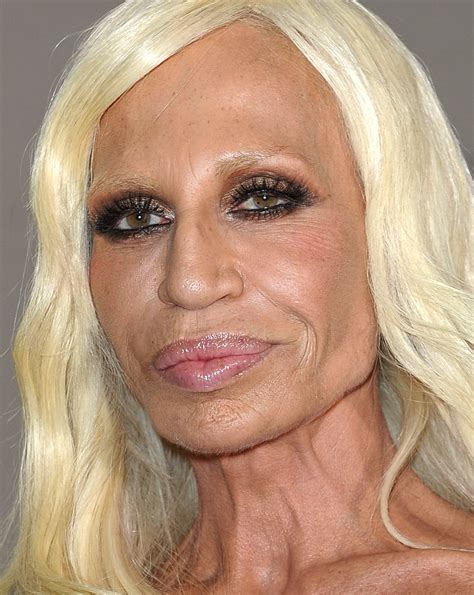 See Donatella Versaces Shocking Transformation Right Before Your Eyes Life And Style