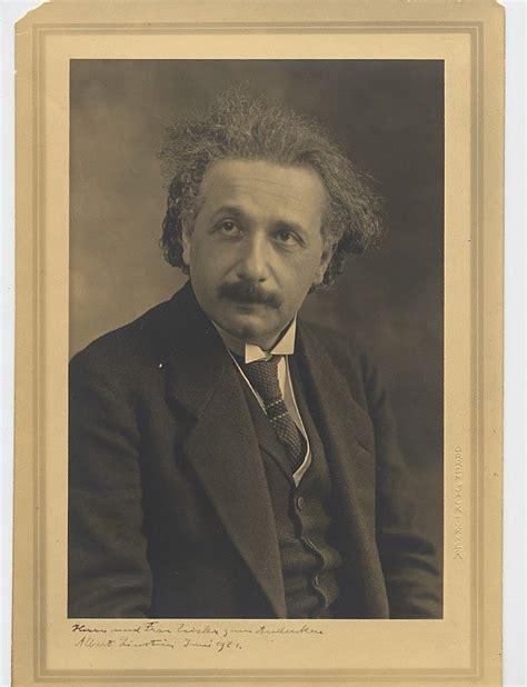 Photograph Signed Albert Einstein First Edition